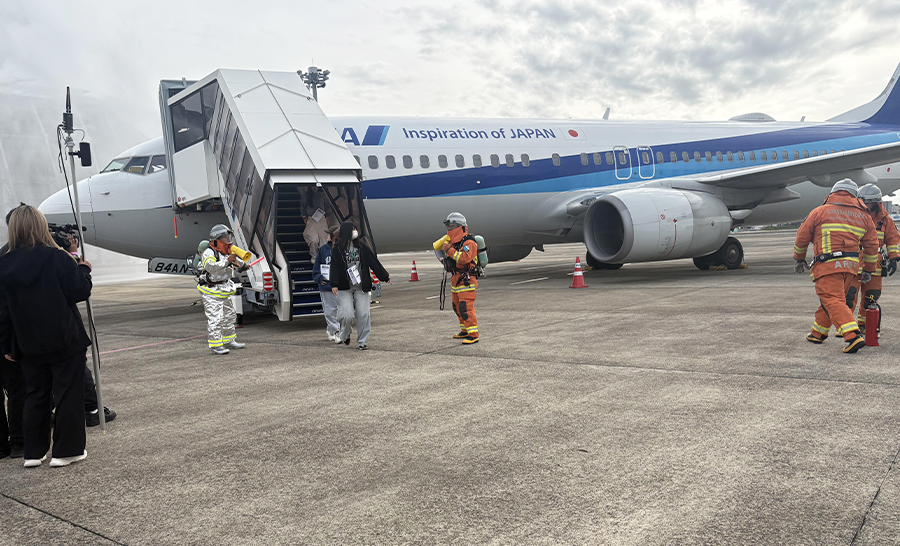 大阪国際空港大規模災害訓練への参加