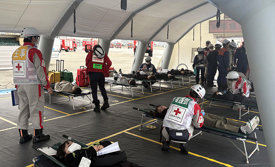 大阪国際空港大規模災害訓練への参加